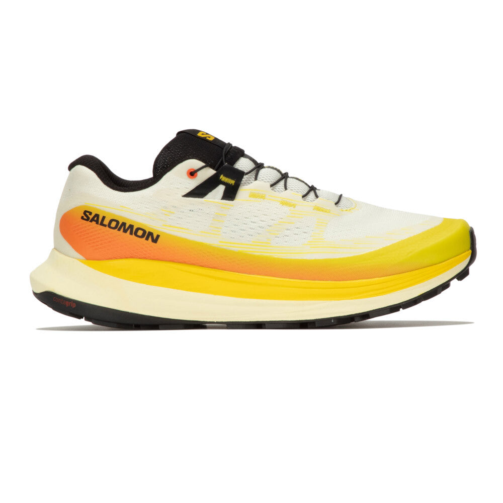 Salomon Mens Ultra Glide 2 Running Shoe Vanilla/Ice/Sulphur / 10.5