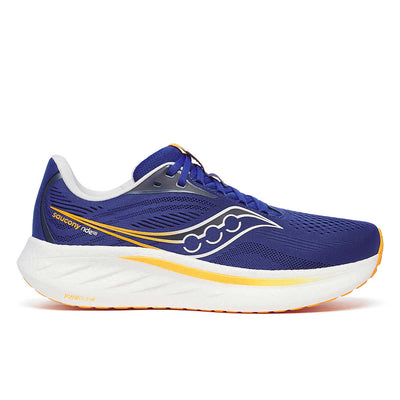 Saucony Men's Ride 18 Running Shoe 7 / Azurite/Peel