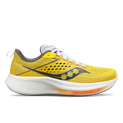 Saucony Mens Ride 17 Running Shoe Canary/Bough/Jaune / 9.5