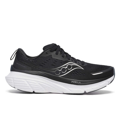 Saucony Women's Guide 18 Running Shoe Black/White / 5