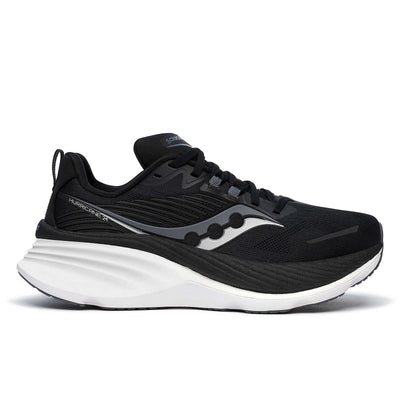 Saucony Women's Hurricane 24 Wide Running Shoe Black | Carbon / 5