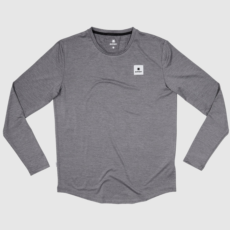 Saysky Men's Clean Pace Long Sleeve Grey / S
