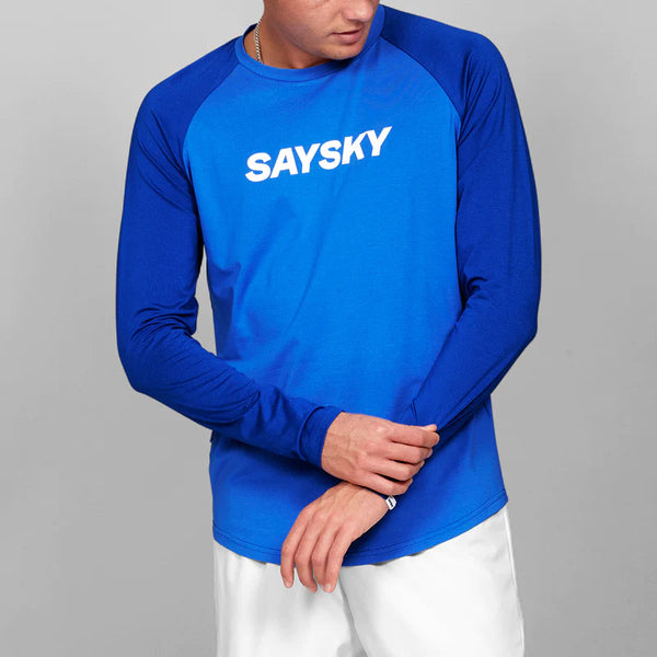 Saysky Men's Logo Pace Long Sleeve 2006/Blue / S