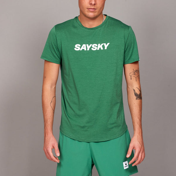 Saysky Men's Logo Pace T-Shirt Green / S