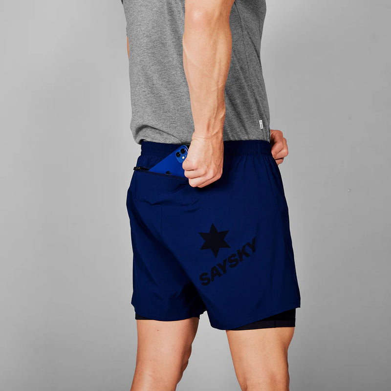 SaySky Mens 5" Pace 2in1 Shorts