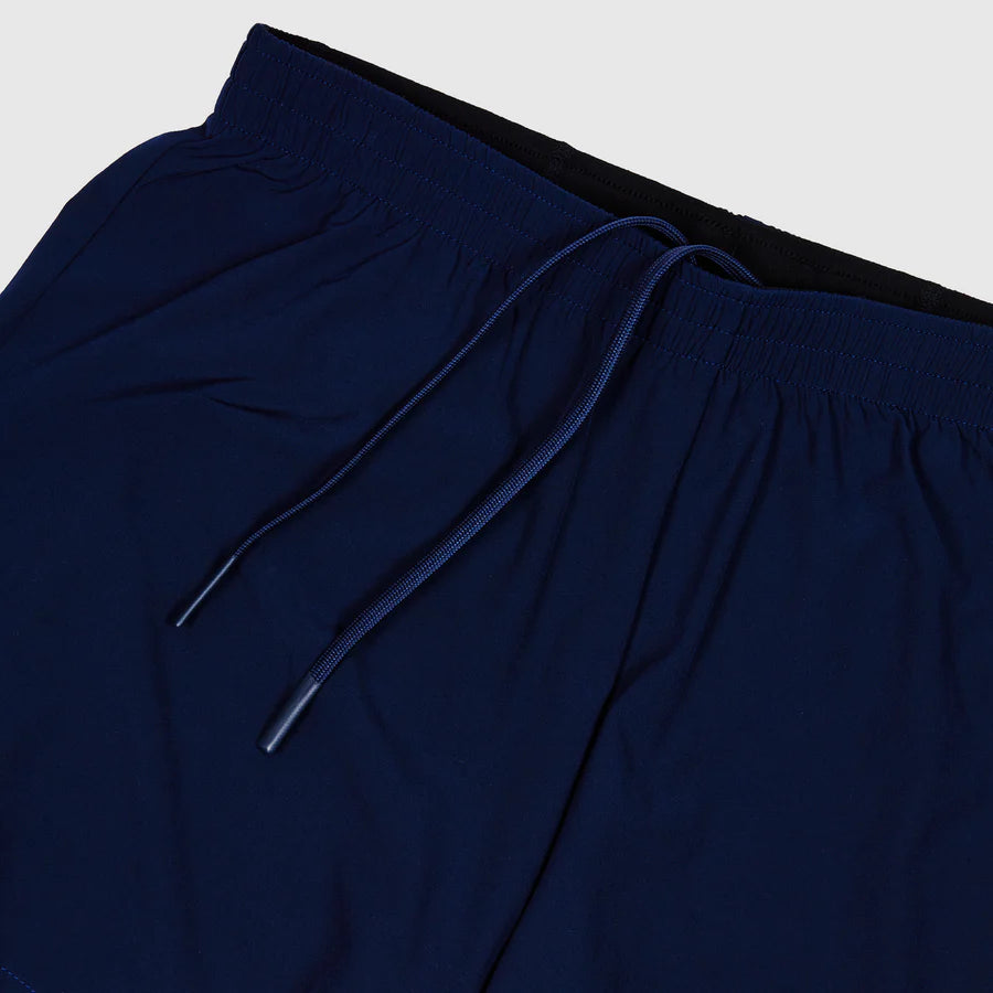 SaySky Mens 5" Pace 2in1 Shorts Blue / Small