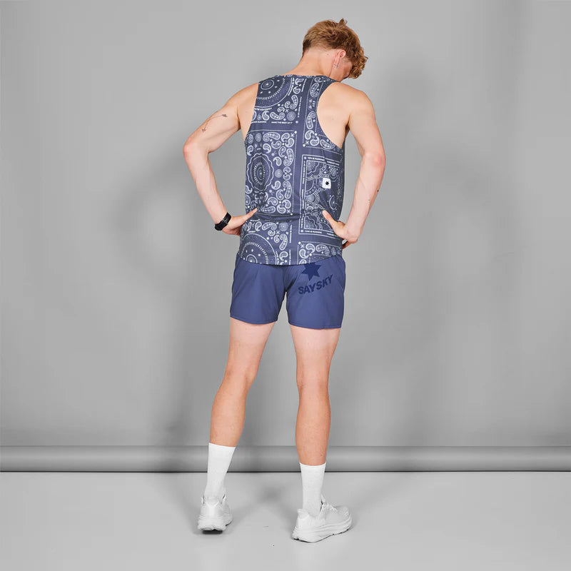 SaySky Mens Paisley Combat Singlet