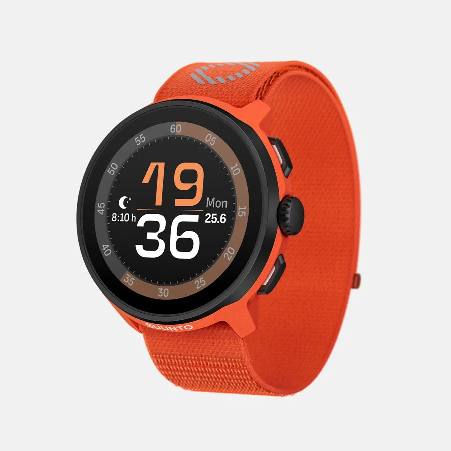 Suunto Run Running Watch Textile / Coral Orange