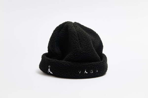 Vaga Teddy Fleece Beanie Black