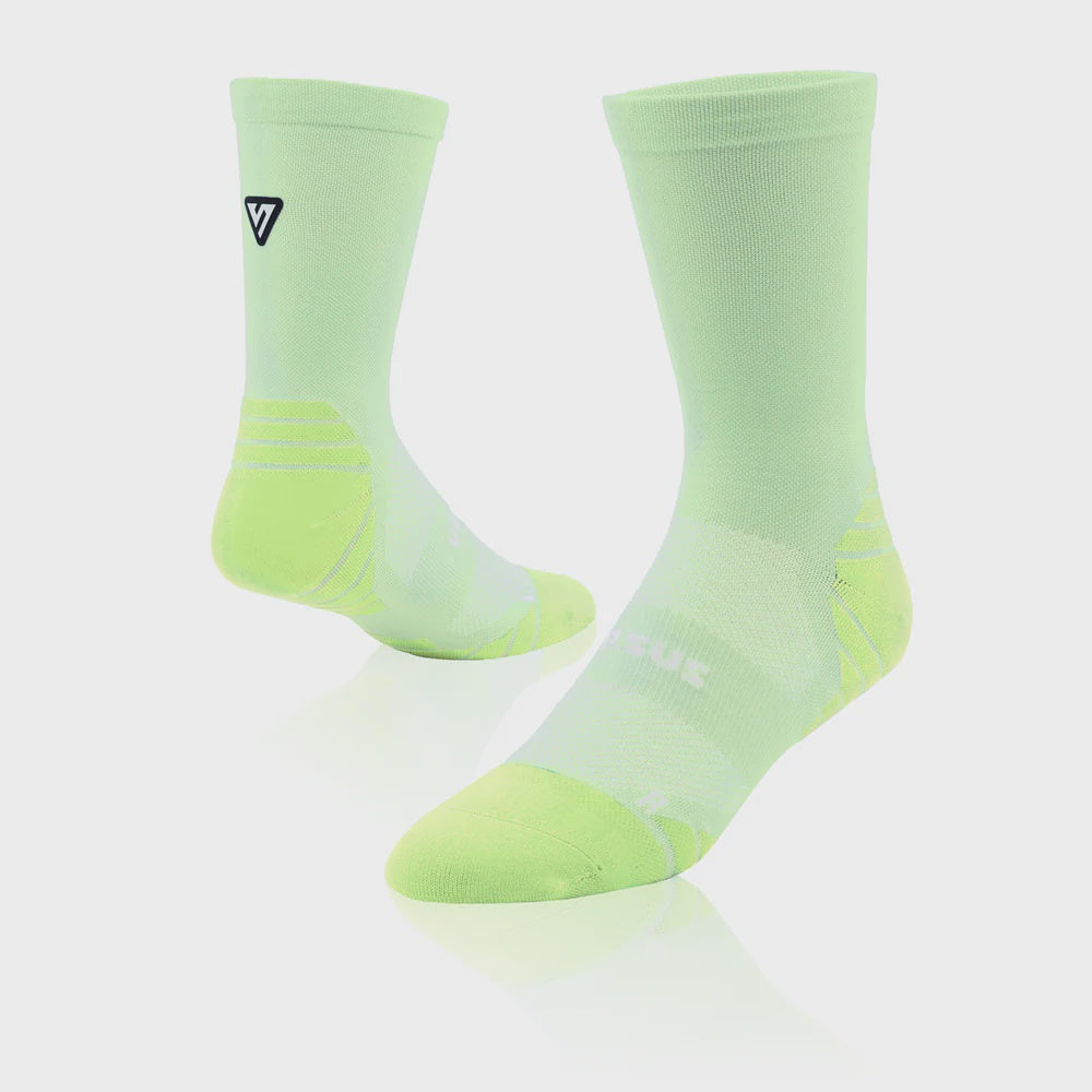 Versus Classic Lime Active Crew Tab Socks