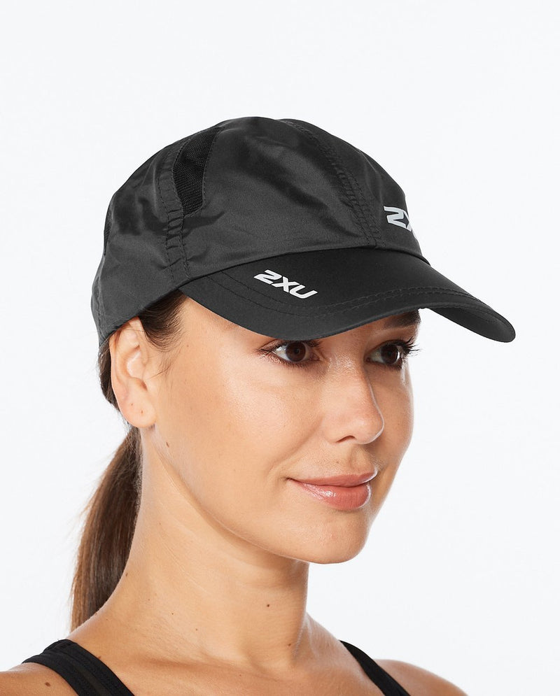 2XU Unisex Run Cap 1 Size / Black/Black