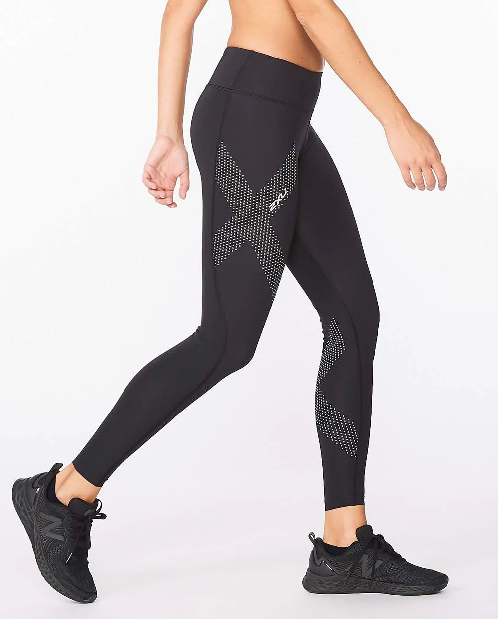 2XU Womens Motion Mid-Rise Compression Tights