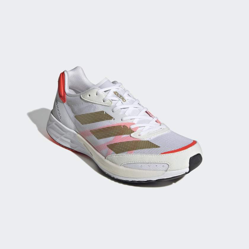 Adidas Women's Adizero Adios 6 Running Shoe | White