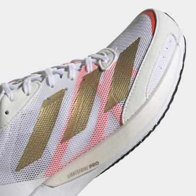 Adidas Women's Adizero Adios 6 Running Shoe | White