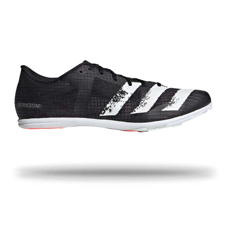 adidas Womens Distancestar Running Spike Black / 4