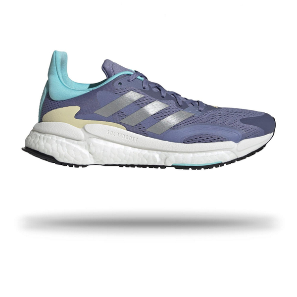 Adidas Womens Solar Boost 3 Running Shoe | Violet Orbit Violet | Orange Tint / 4.5