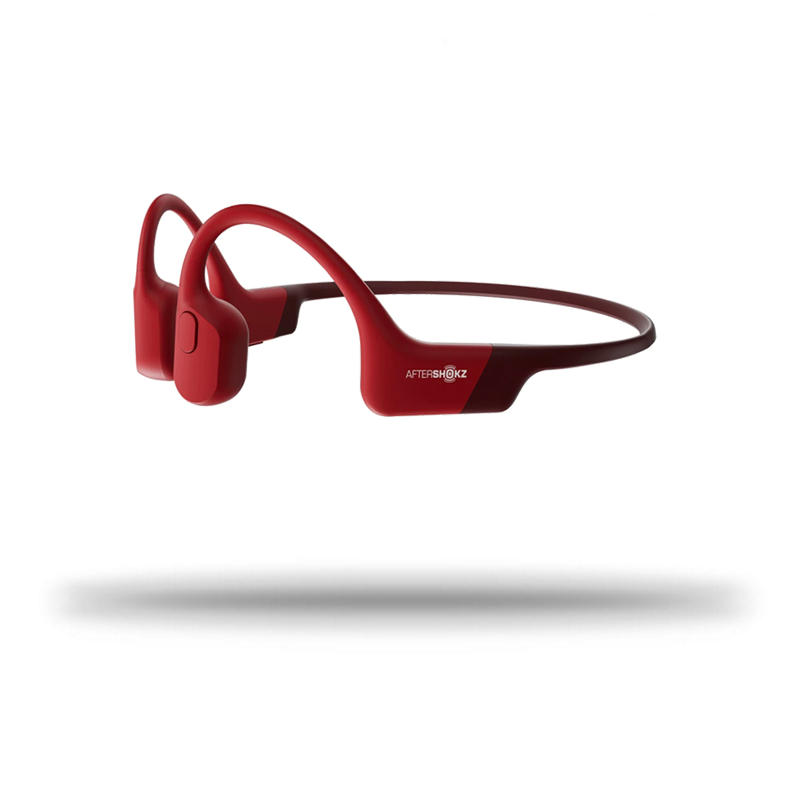 Aftershokz Aeropex Wireless Bone Conduction Headphones Solar Red