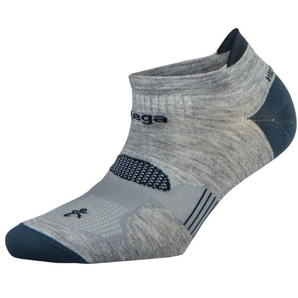 Balega Unisex Hidden Dry Running Sock Grey|Legion Blue / Small
