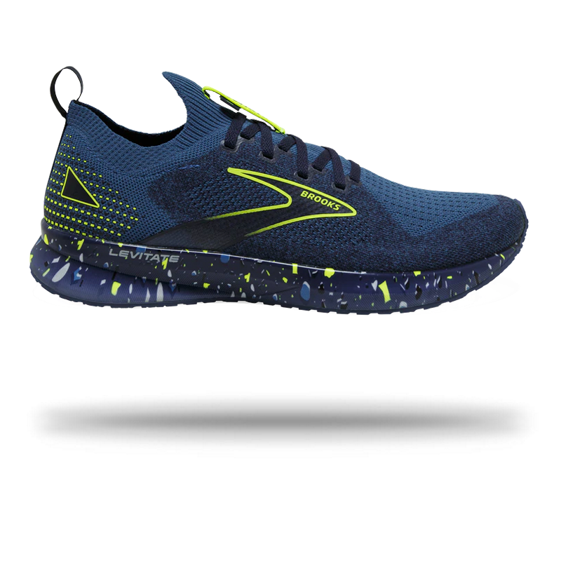 Brooks Mens Levitate StealthFit 5 DarkBlue/Navy/Nightlife / 8