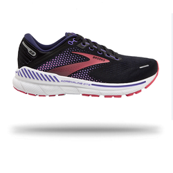 Brooks Womens Adrenaline GTS 22 Running Shoe Black | Purple / 4