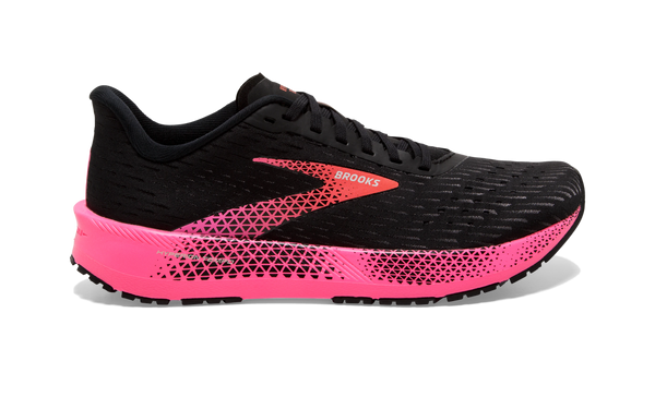 Brooks Women's Hyperion Tempo Black/Pink/Coral / 6