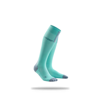 CEP Womens Run Compression Socks 3.0 Ice//Grey / II