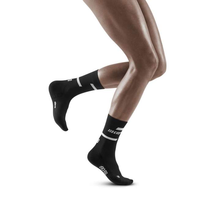 CEP Womens Run Sock Mid Cut V4 Black / II