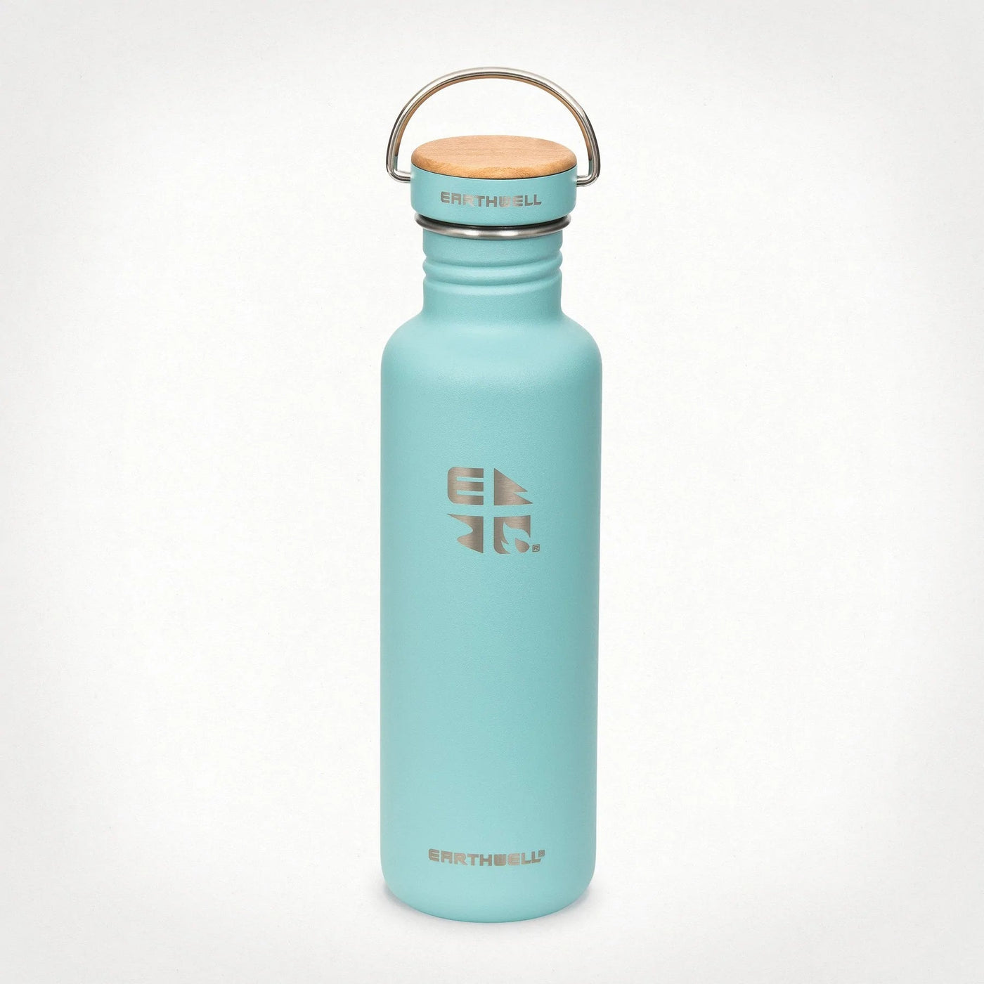 Earthwell Woodie 27 oz Water Bottle Aqua Blue