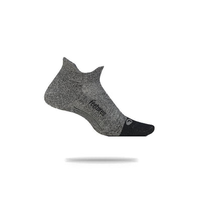 Feetures Elite Light Cushion No Show Tab Gray / Small