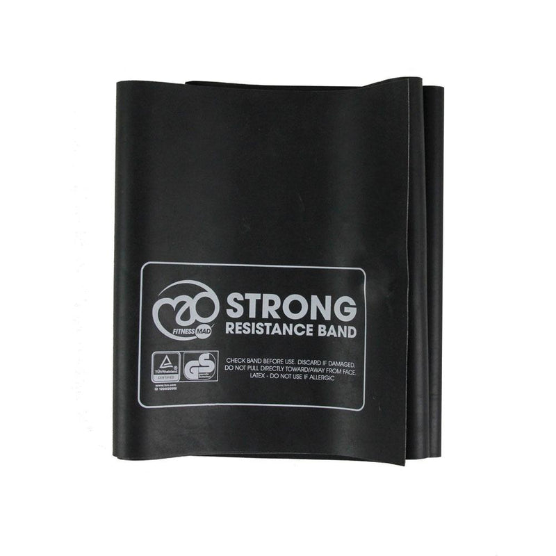 Fitness Mad Resistance Band 1.5m x 15cm & guide Strong Resistance