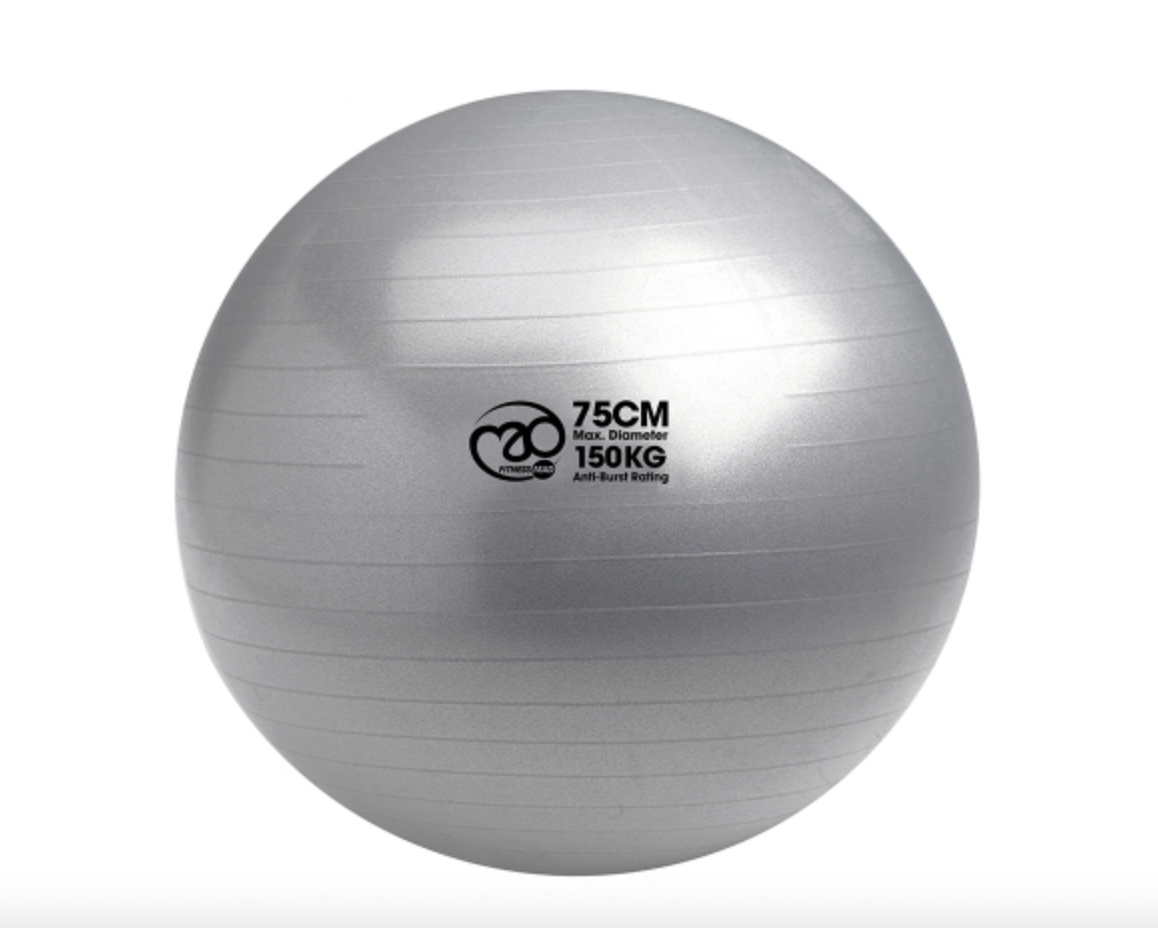 Fitness Mad Swiss Ball 75cm includes Hi-Speed Pump 75cm