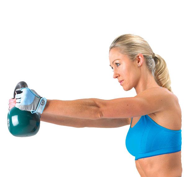 Fitness Mad Womens Blue Cross Training Gloves