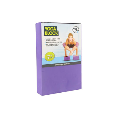 Fitness Mad Yoga Block Purple