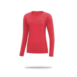 Gore Womens R5 Long Sleeve Running Shirt Hibiscus Pink / S