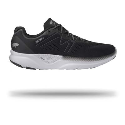 Karhu Womens Fusion Ortix Running Shoe Jet Black | Silver / 5