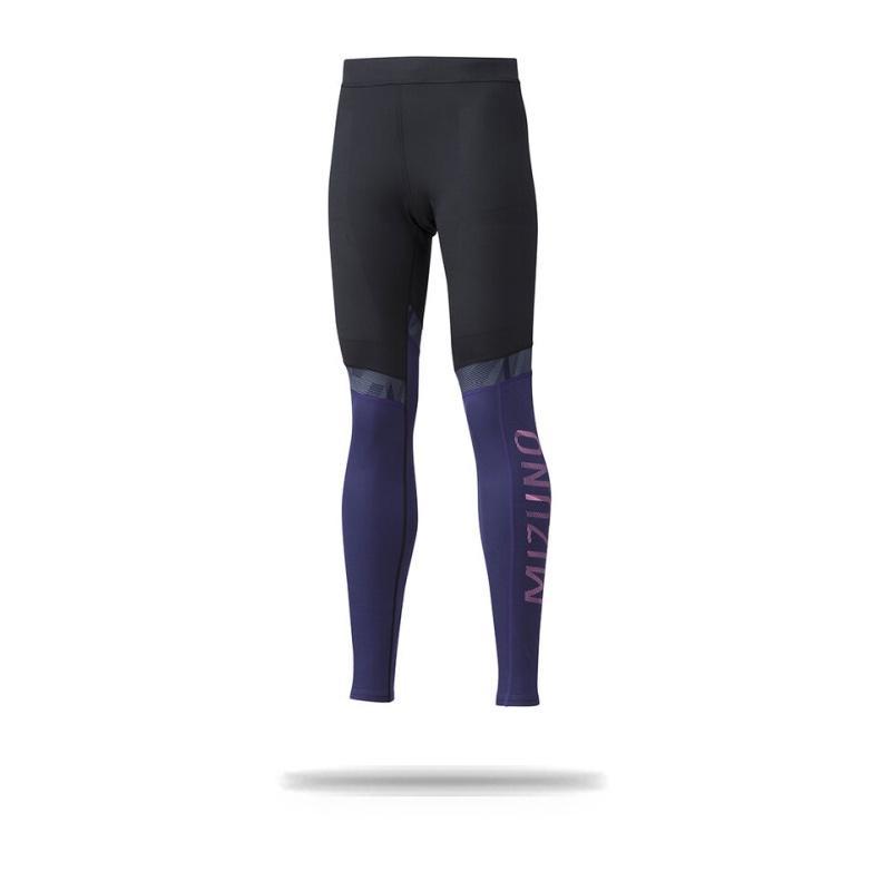 Mizuno Womens BT Pad Running Tights XS / Black|Astral Aura