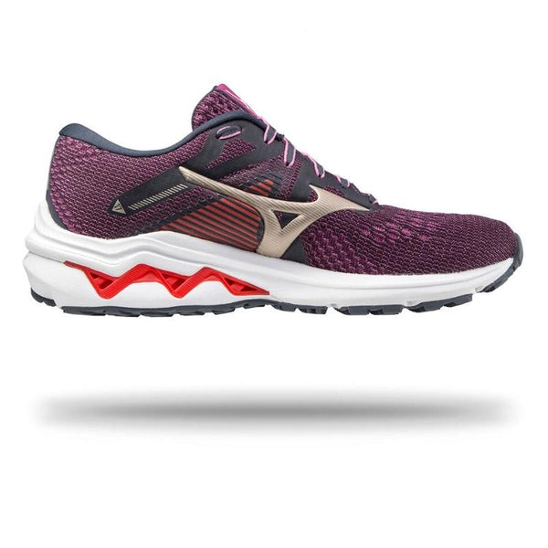 Mizuno Womens Wave Inspire 17 Running Shoe 4 / Purple
