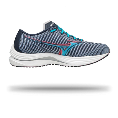 Mizuno Women's Wave Rebellion India Ink/S Blue/Cayenne / 4