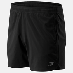 New Balance Mens Accelerate 5inch Shorts Black / S