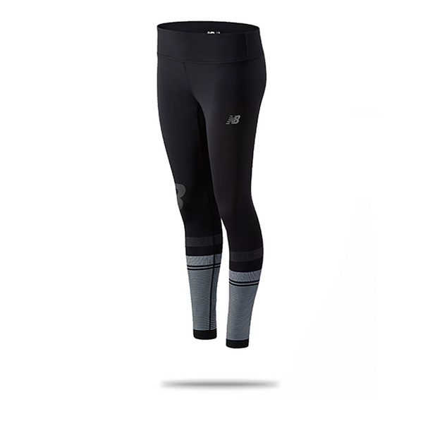New Balance Womens Reflective Accelerate Tights Black / XS