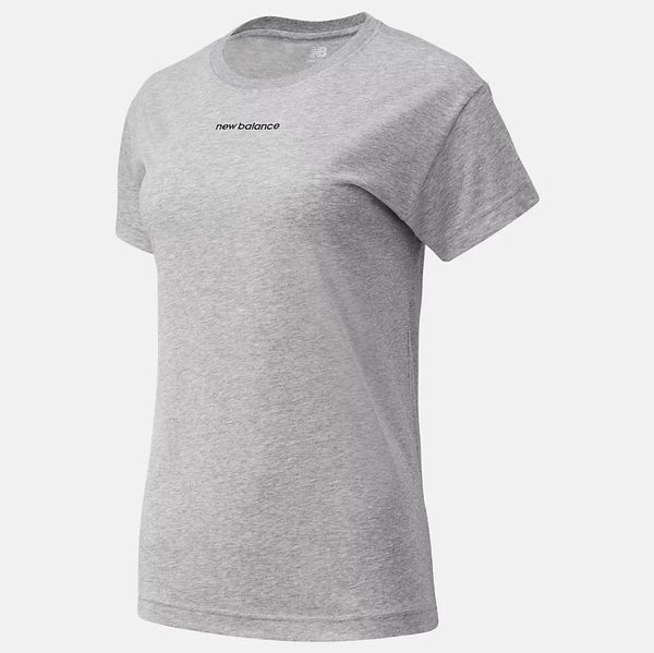 New Balance Women's Relentless Crew T Shirt Athletic Grey / XS