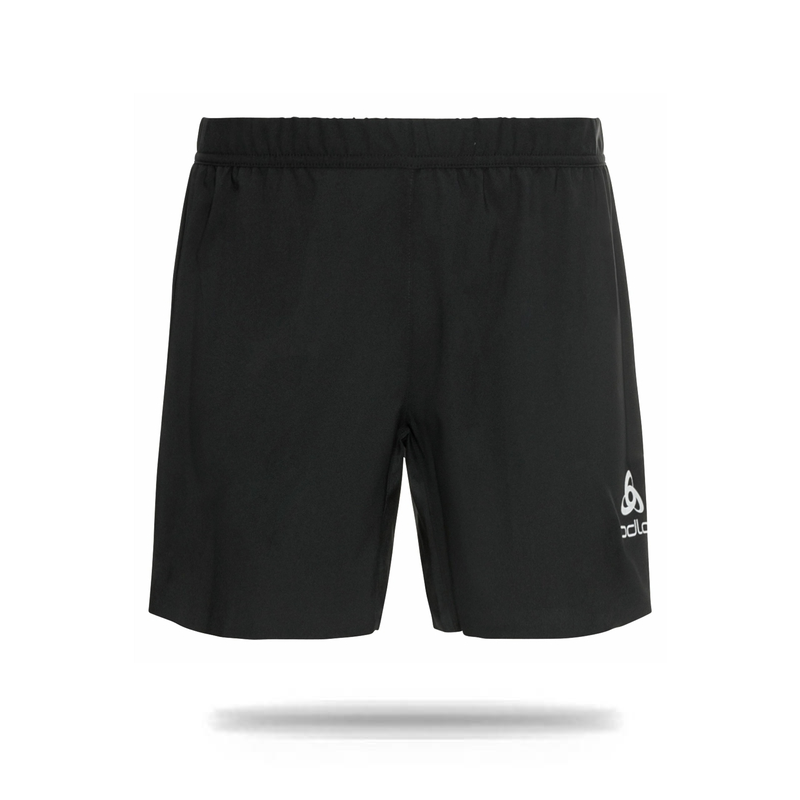 Odlo Mens 2-IN-1 5 inch Zeroweight Running Shorts Black / S