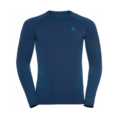 Odlo Mens Performance Warm Crew Top