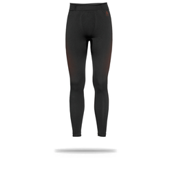 Odlo Mens Performance Warm Eco Baselayer Pants Black|Orange / S