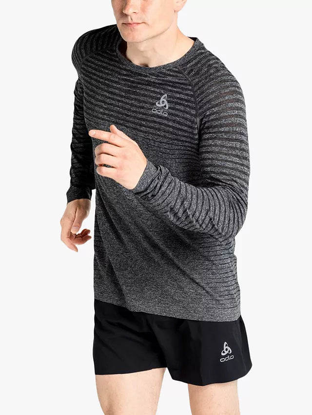 Odlo Men's Seamless Element Long-Sleeve Top