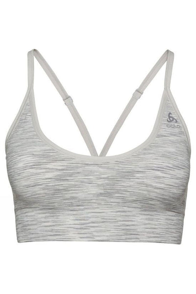 Odlo Padded Seamless Soft 2.0 Sports Bra Light Grey Melange / Small