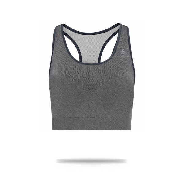 Odlo Brassière Seamless Soft Black - Grey Melange Sports bras : Snowleader