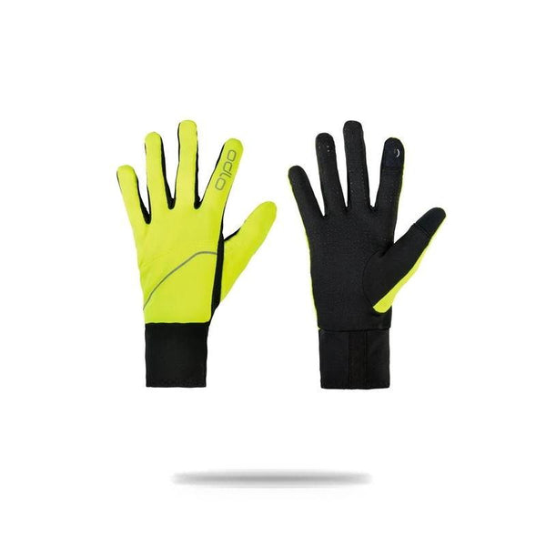 Odlo Unisex Reflective Gloves Safety Yellow / Small