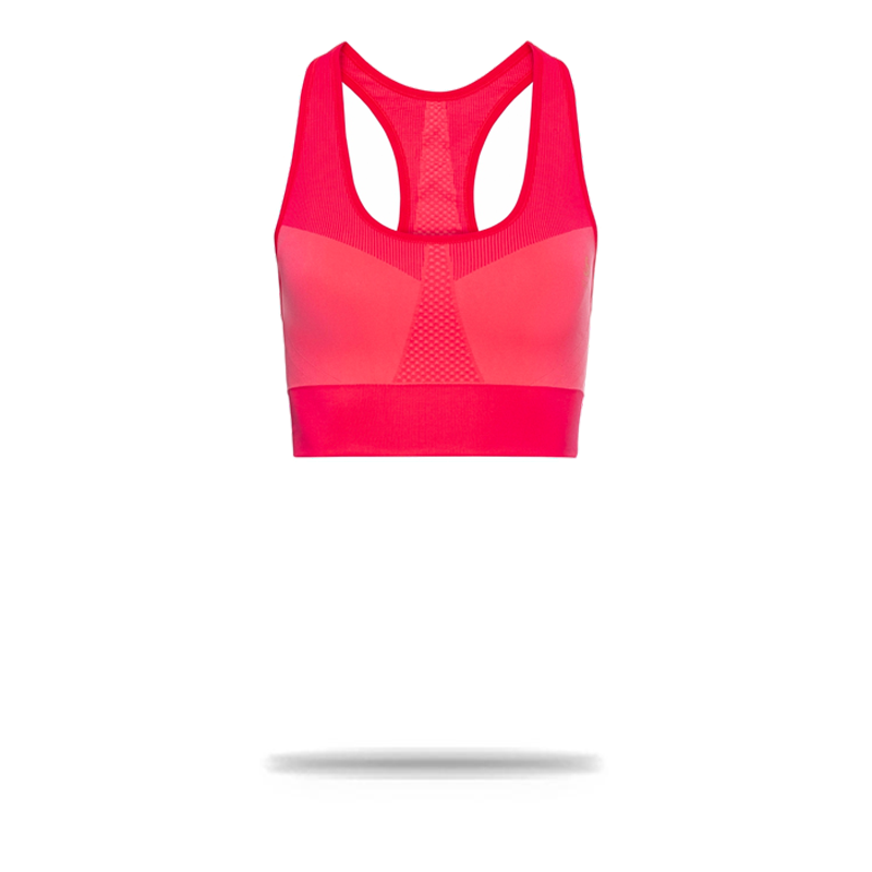 Odlo Womans Seamless Sports Bra Medium Support Siesta / L