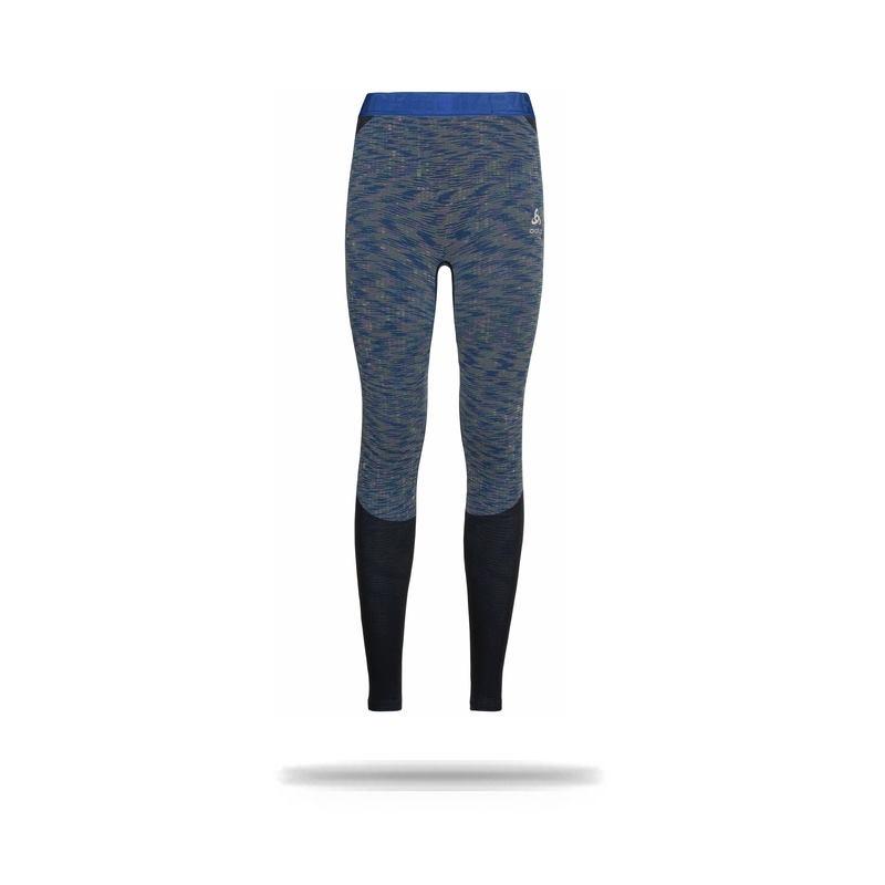 Odlo Womens Blackcomb Running Tights Blue Tattoo | Space Dye / XS